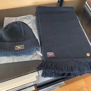 Paul & Shark 100% virgin wool hat & scarf se